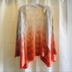 Women’s Maurices  Stitch  Tie Dye Cardigan Size XL